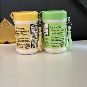 Biopure Anti-Bacterial Hand Wipes Set